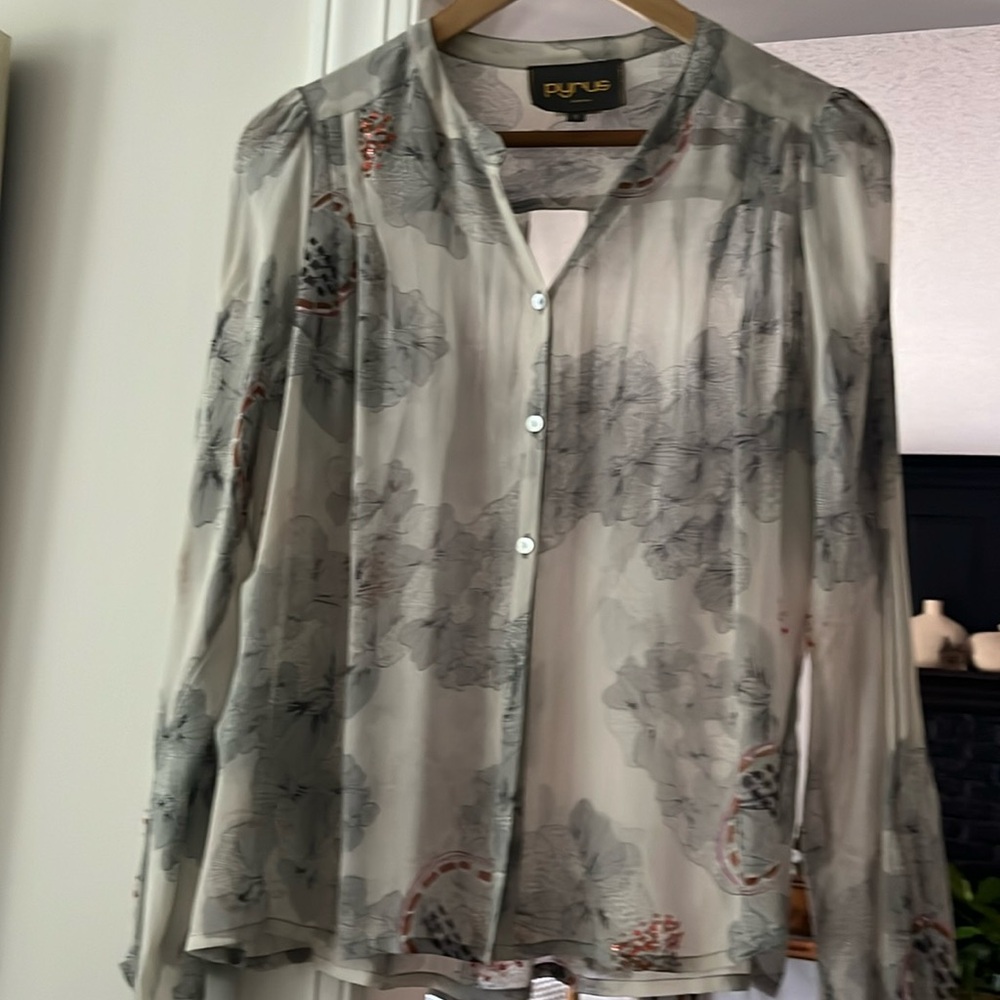 Anthropology Pyrus Silk Blouse